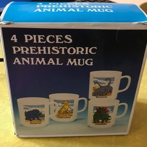 Vintage dinosaur mugs